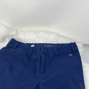G1 Goods Paper Twill Shorts Women’s Size 2 Blue